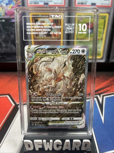 Hisuian Zoroark VSTAR graded TAG 10 for sale on eBay