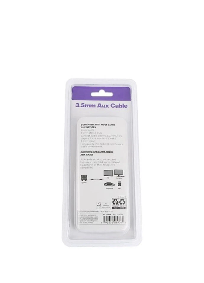 Cable auxiliar Infinitive 3,5 mm 6 pies nuevo Foto 2 de 3