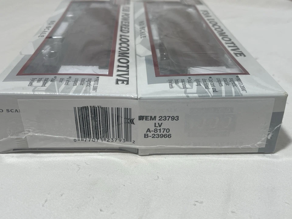 Proto 1000 F3 A B Set Factory Sealed HO Lehigh Valley 510 511 Vintage NOS 23793 - Image 2 of 4