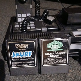 ColecoVision Game Console Tested Working With 2 Games Power Plug ,RF MODULATOR