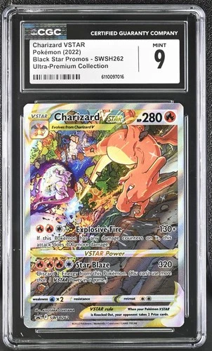 CHARIZARD VSTAR SWSH262 ULTRA-PREMIUM COLLECTION POKEMON CGC 9 MINT