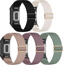 5 Pack Stretchy Watch Bands Compatible With Fitbit Charge 6 Bands/Fitbit Charge