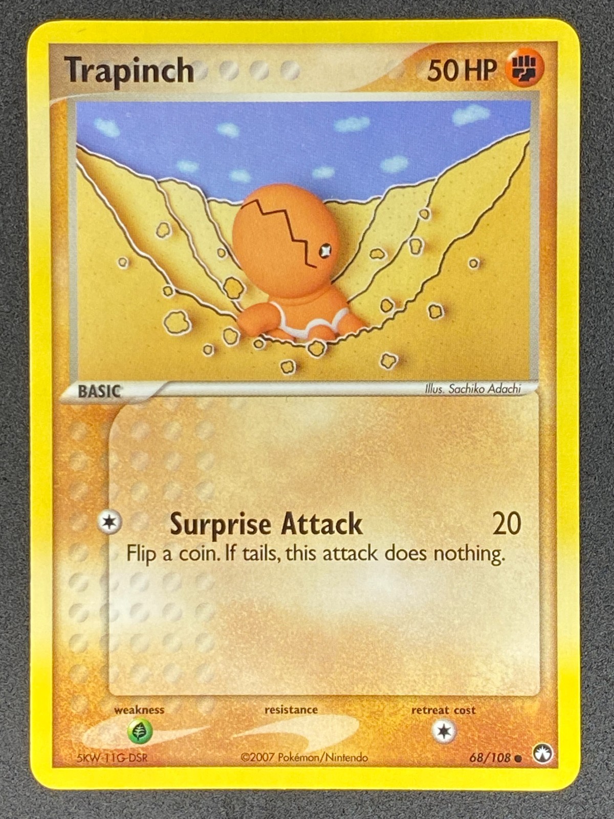 Pokémon Trapinch 68/108 EX Power Keepers NM