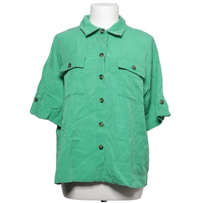 My Essential Wardrobe, Kurzarmhemd, Größe: 40, Grün, Einfarbig, Damen #4gW