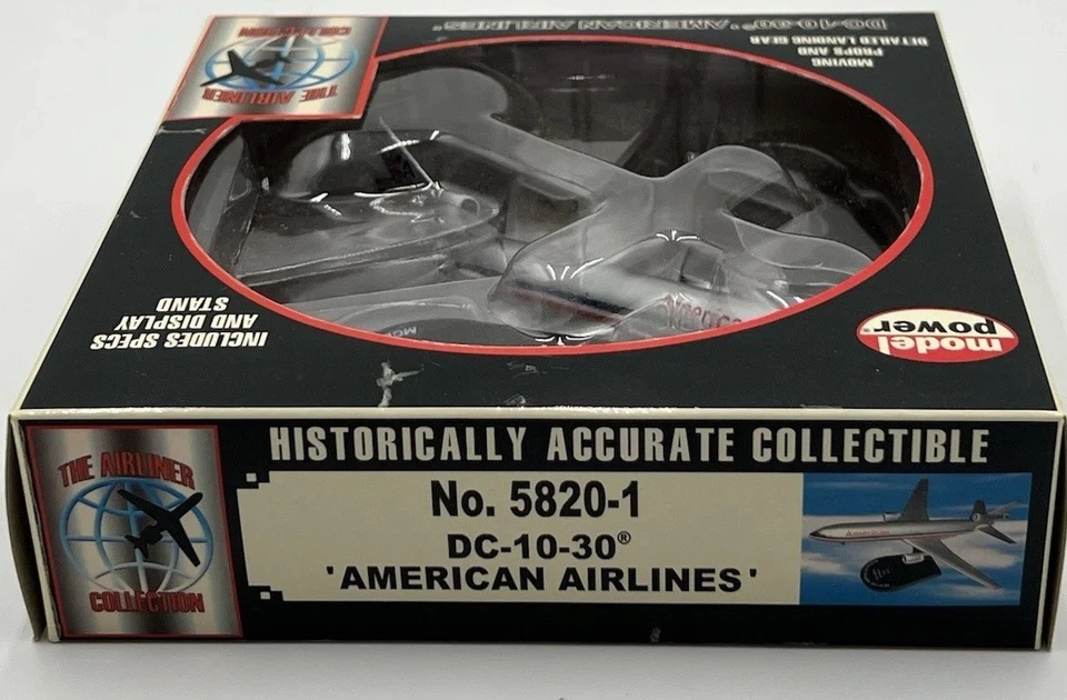 American Airlines DC-10-30 Diecast Model 1:400 Power Airliner Collection New - Image 4 of 4