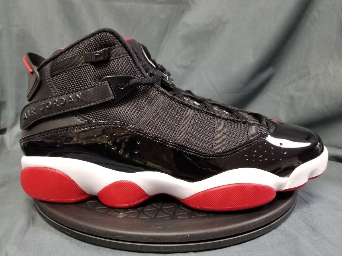 Jordan us 11 uk 10 men’s  6 rings bred 2019 red white black shoes Jordan 6 Rings Bred (2019/2025) Sneakers Leather Men main image 2