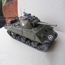 DIY 1/25 Scale USA Sherman M4A3 Tank Paper Model Military Puzzle Kit Tank