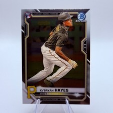Ke'Bryan Hayes 2021 Bowman Chrome #29 Rookie Card Pittsburgh Pirates MLB . rookie card picture