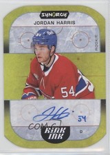 2022-23 Upper Deck Synergy Rink Ink Rookies Jordan Harris #RIR-JH Auto 10ik
