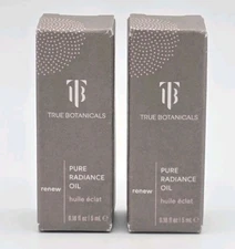 True Botanicals Chebula Renew Active Serum & Pure Radiance Oil Travel Sz 5 mL ea