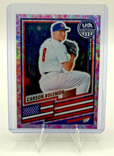 2026 Panini Stars & Stripes - Carson Bolemon - Cherry Blossom Prizm /20