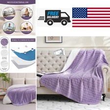 Indoor Outdoor Waterproof Blanket 50x60 Inches Dusty Purple for All Seasons