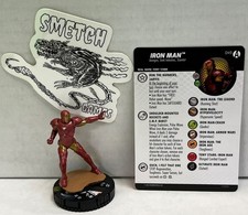 AV4E 049 Iron Man - Super Rare Figure - Marvel Heroclix Avengers Forever 2022