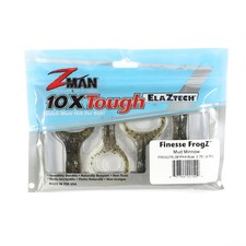Zman Soft Bait Finesse FrogZ 2.75" 4/Pack Mud Minnow (1529)