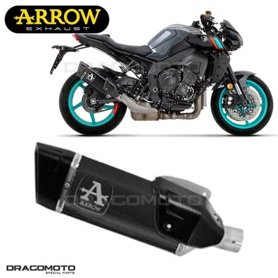 Pot échappement YAMAHA MT-10 2024 ARROW Noir Titane CC PISTA - Photo 1/4