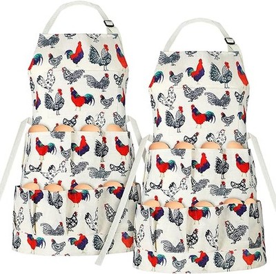 2 Pcs Egg Apron Collecting Apron For Fresh Egg Gathering Apron Adjustable Gather