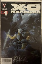 X-O Manowar Signed Robert Venditti Midtown Comics COA
