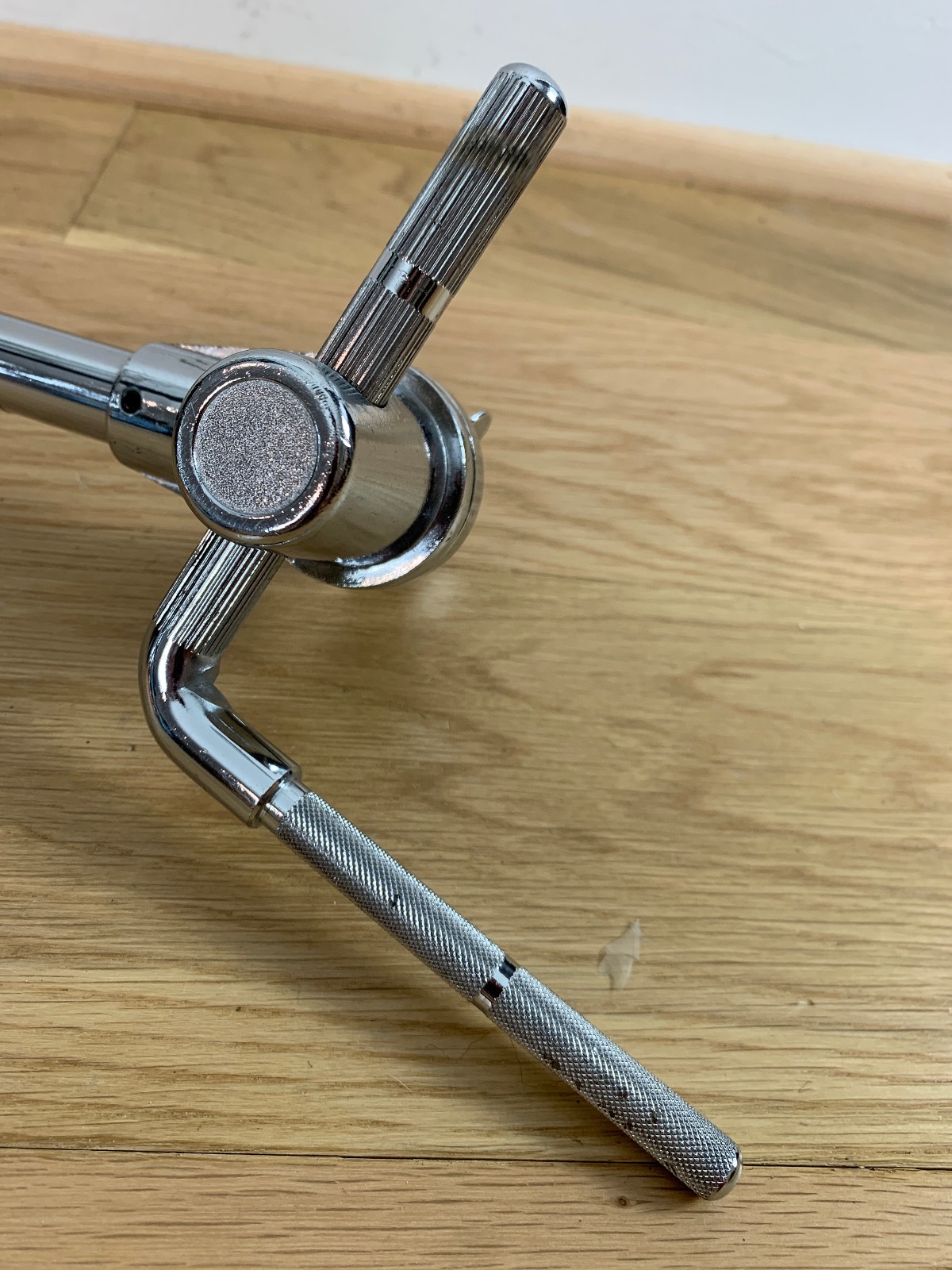 3/4"-3/8" Rack Tom Drum Mount Post L-Arm Holder Part w/ Tilter Long Tube Stand