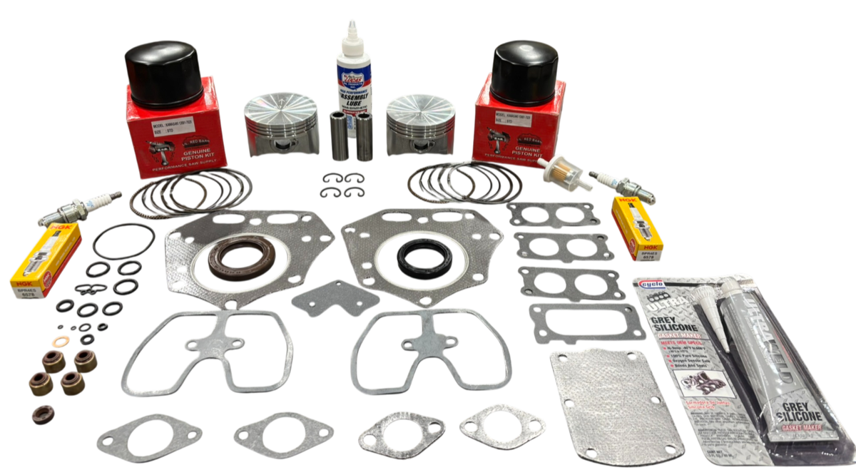 1 REBUILD KIT FIT KAWASAKI FX751V FX801V, FX850V PISTONS & GASKET