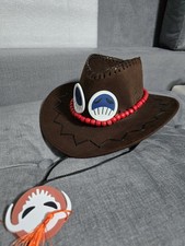 One Piece Puma D Ace berretto berretto berretto cosplay anime manga cappello marrone 