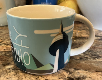 2016 Starbucks Seoul Skyline You Are Here Coffee Tea Mug Cup 14oz