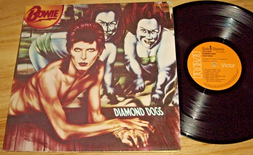 DAVID BOWIE  *OZ 1st Press Gatefold 12'' LP ' DIAMOND DOGS ' 1974 VGC+