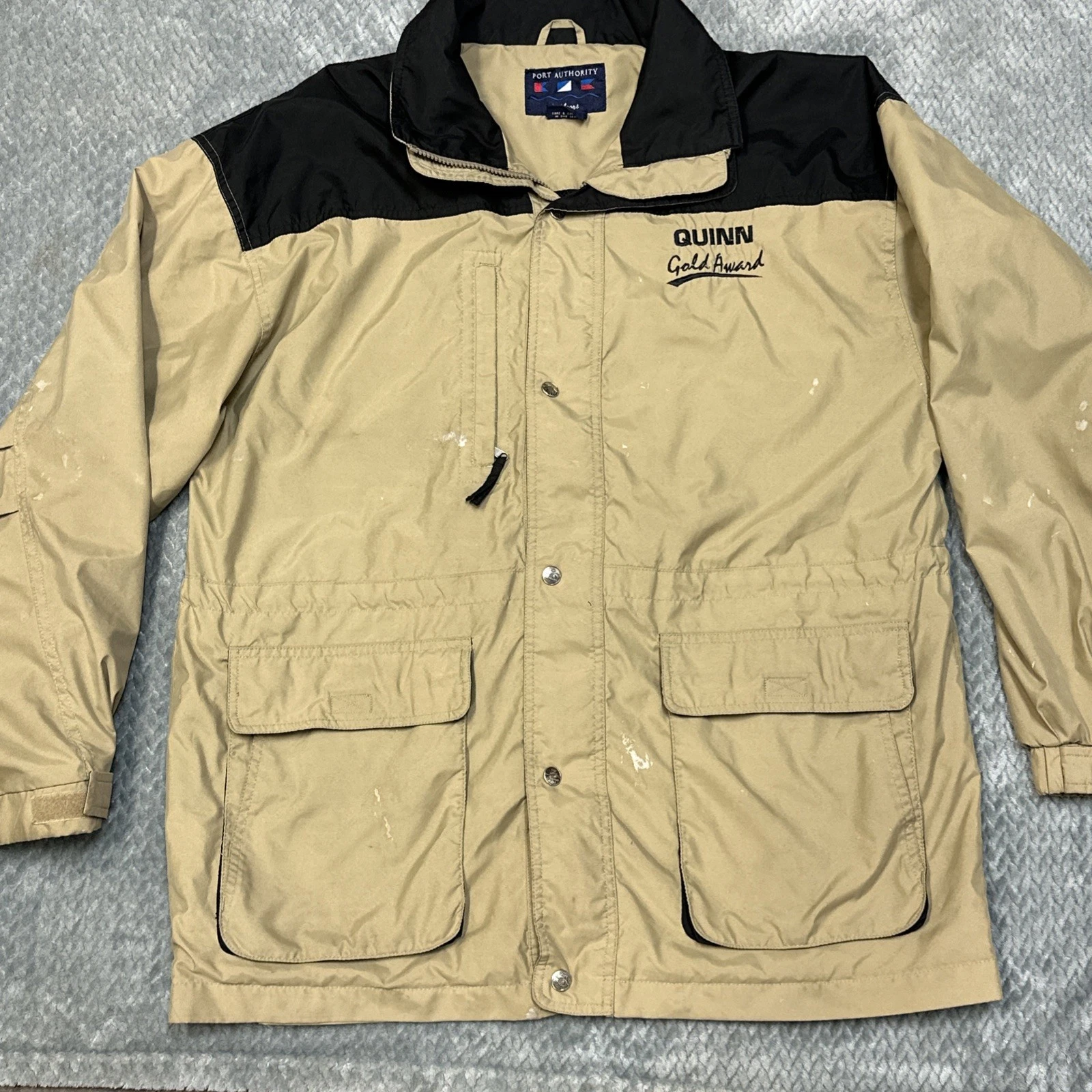 VETEMENTS Giacca a vento Port Authority uomo M full zip tasche lavoro Quinn abbigliamento da lavoro