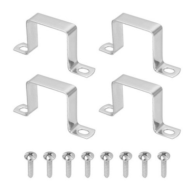 für Square Pipe Clamp 4pcs 1-3/4''x1-3/4'' 304 Edelstahl Verbinder