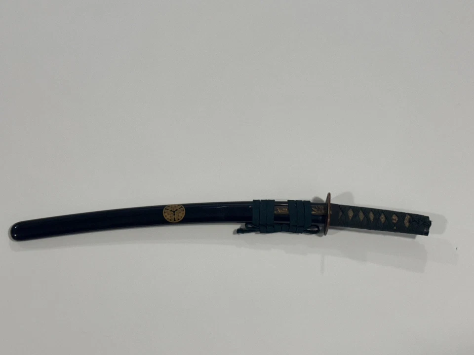 Fina KOSHIRAE: Espada Wakizashi Samurai Japonesa "Kuniyoshi 国吉" Katana Nihonto Foto 2 de 4