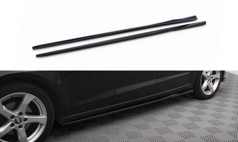 Rajouts de bas de caisse Audi A3 Sportback 8V Facelift pour look dynamique en ville