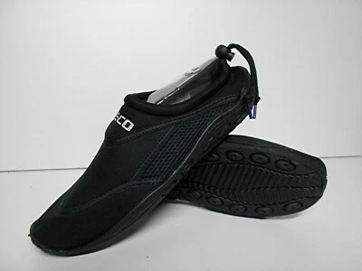 BECO BEERMANN ! Strandurlaub Badeschuhe, schwarz, 37-47, Aquaschuhe, Neoprenschuhe