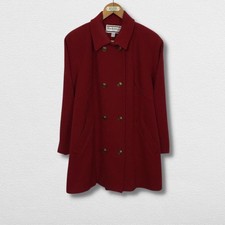 Red Mackintosh Coat Womens Uk 12 Vintage Y2k Authentic Trench Coat