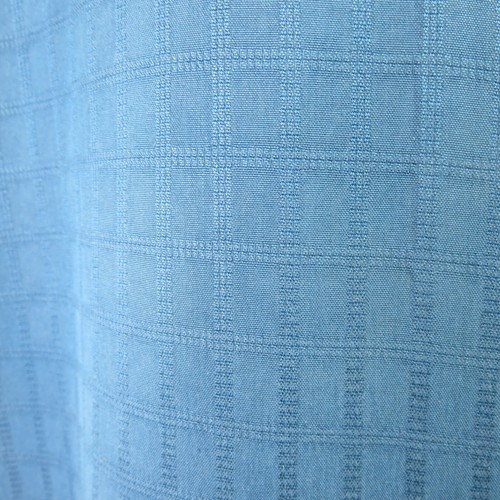 Tommy Bahama Hawaiian Aloha Shirt Mens Large Textured Blue Plaid - Afbeelding 8 van 13