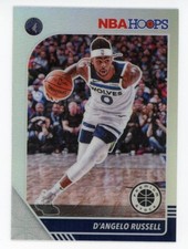 2019-20 Panini NBA Hoops Premium Stock Silver Prizm DANGELO RUSSELL  #18