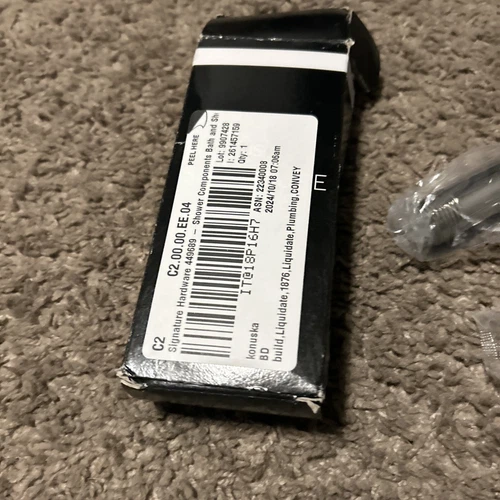 NEW Signature Hardware 449689" Standard Wall Mounted Shower Arm and Flange! NEW - Picture 4 of 4