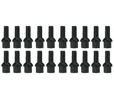 20 x Radschrauben Radbolzen Schwarz Kugelbund M14 x 1,5 27mm Mercedes-Benz Audi