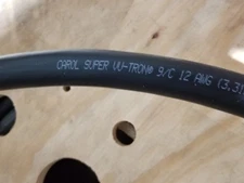 Carol 09209 12/9C Premium Super Vu-Tron SOOW 600V Portable Power Cord Cable/10ft