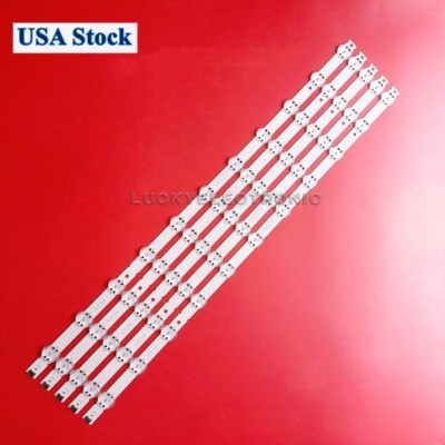 LED Strips(5)For LG 75UK6190PUB 75UK6570PUB EAV63993102 75UK65 75UK6500PLA