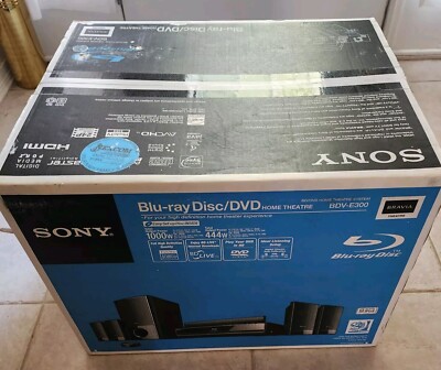 SONY BDV-E300 SURROUND SOUND HOME THEATER BLU-RAY DVD (6) SPEAKER  SYSTEM NIB 27242763630|