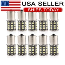 10pcs Super Bright White 1156 RV Trailer 33-SMD LED 1141 Interior Light Bulbs C
