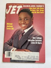 Vintage Jet Magazine August 29, 1988 Malcolm-Jamal Warner’s New Book Tells Views
