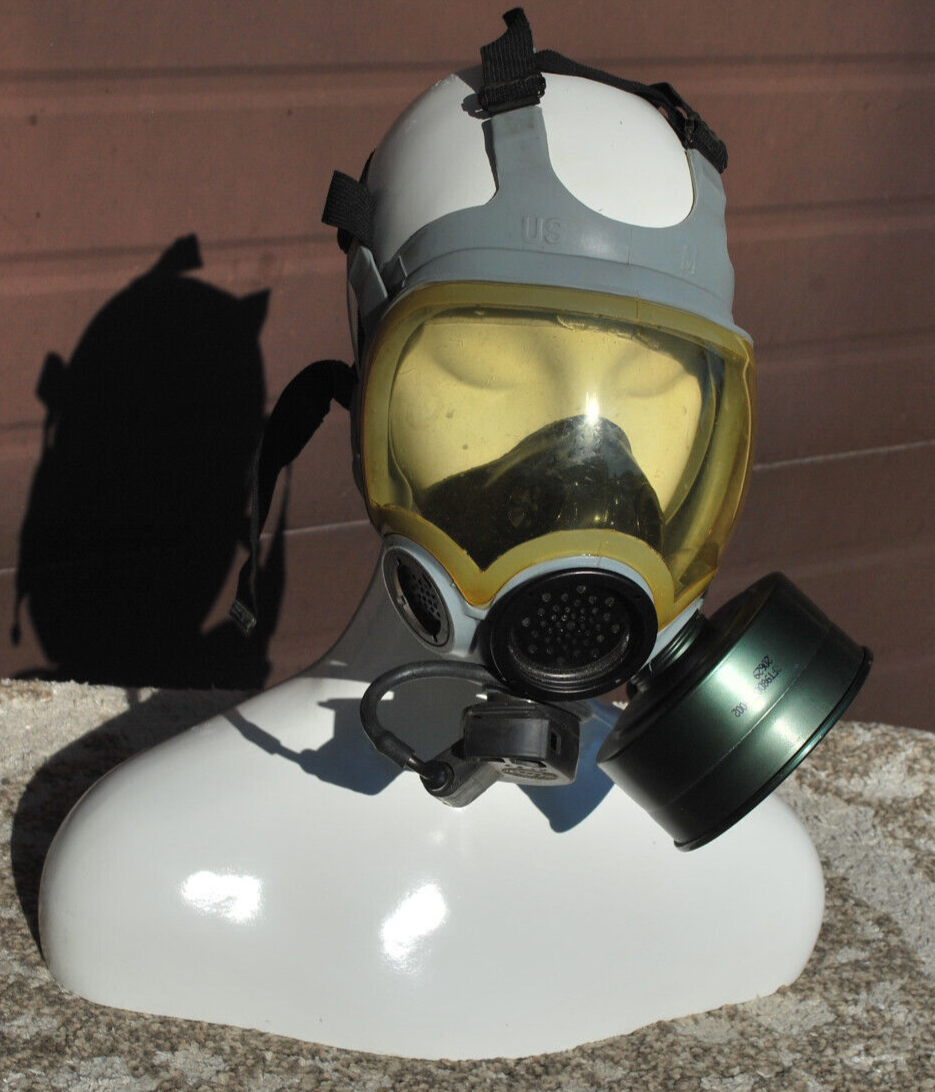 MSA Gas Mask 80275 Millenium Yellow Tint Soft Lens Water Tube Full