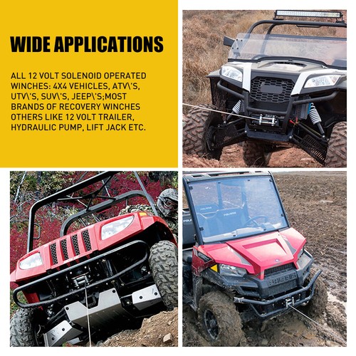 Wireless Winch Remote Control Switch 150ft Twin Receiver Handset Easy Install US - Picture 8 of 11