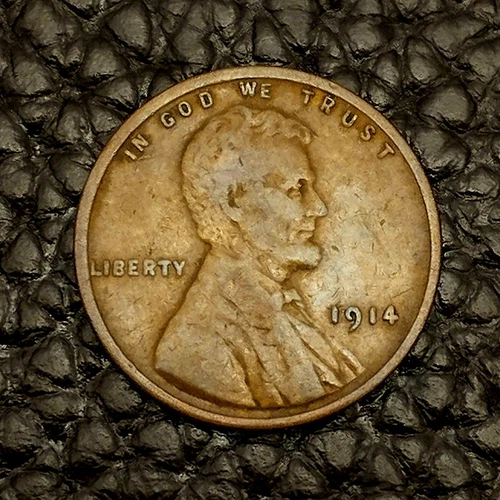 1914-P Lincoln Wheat Cent ~ FINE (F / FN) Condition ~ COMBINED SHIPPING!