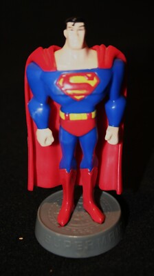 Superman Figure on Pedestal 4'' Tall  TM & DC Comics (s04)