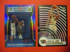 Giannis ANTETOKOUNMPO 2020-21 Panini OPTIC Air Defense PURPLE PRIZM T-Minus 3-2-