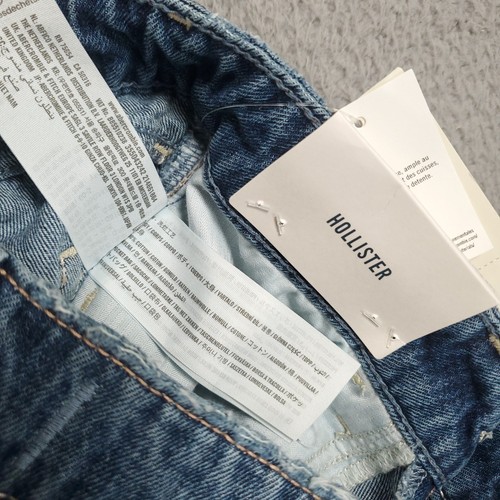 New Hollister Baggy Jeans Womens 24 Short Low Rise Baggy Loose Y2K NWT 28x29 - Picture 8 of 10