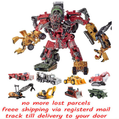 NEW 8 In 1 Oversize Devastator Action Figures Robot Transformation Toy Kids Toys