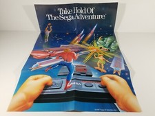   Take Hold Of The Sega Adventure Insert Poster 1987  Sega Master System SMS 