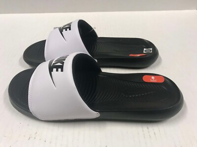 New Nike Victori One Slide [CN9675-005 Black/Black-White] - Men's